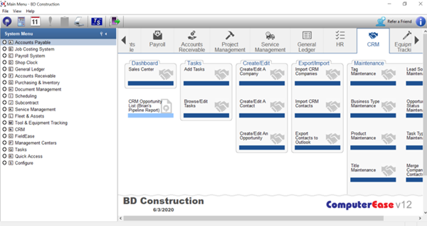 QTool Sales Reports on the Workflow Menu
